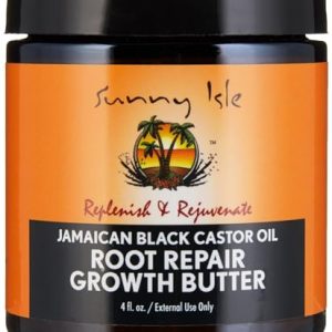 Sunny Isle Black Castor Oil Hair Butter 8 oz Restores and Revitalizes Hair