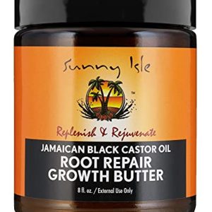 Sunny Isle Black Castor Oil Growth Butter, 8oz.