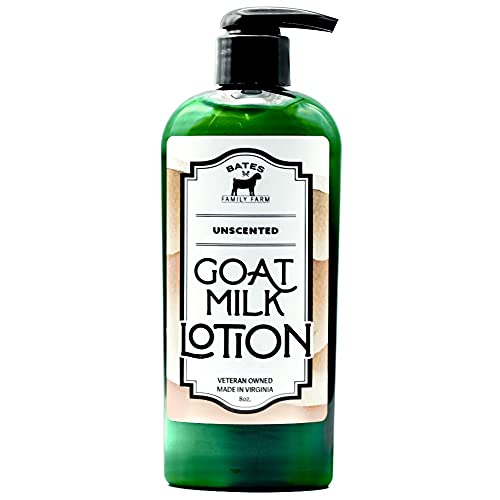 Unscented Goat Milk Shea Butter Lotion 8 Oz Sensitive Skin Daily Use