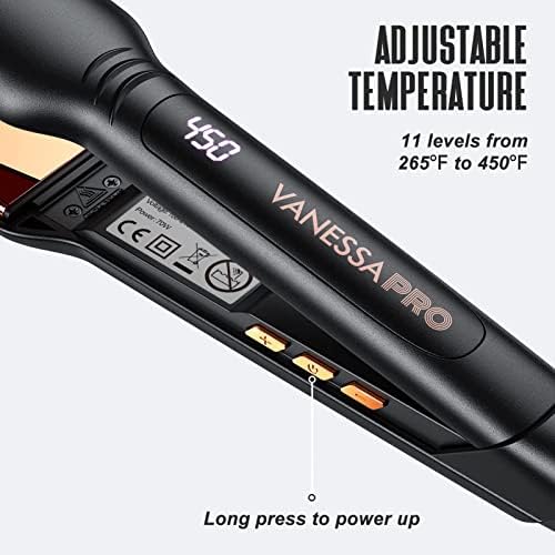 VANESSA PRO 2 Titanium Hair Straightener for Thick Hair 1.5 Inch - Image 4