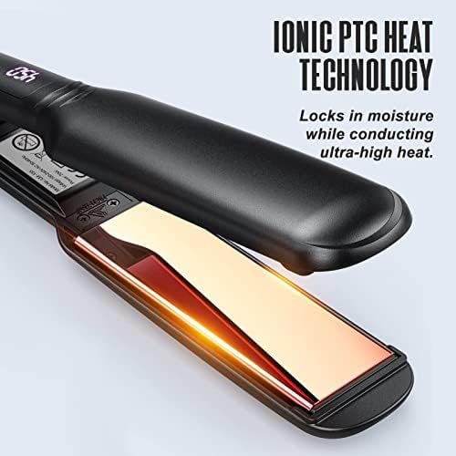 VANESSA PRO 2 Titanium Hair Straightener for Thick Hair 1.5 Inch - Image 3