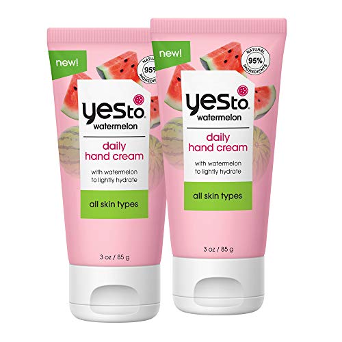 Watermelon Hand Cream: Hydrating, Vegan, 3 Oz (2 Pack)