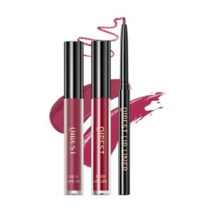 Waterproof Rose Pink Lip Trio Gift Set