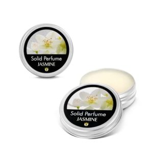 Flowerland Jasmine Solid Perfume Balm 30ml Natural Vegan Travel Size Fragrance