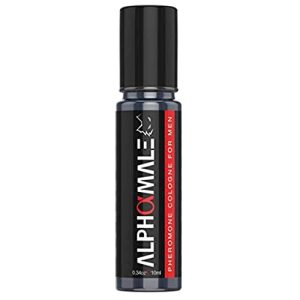 AlphaMale Pheromone Cologne for Men Premium Pure Infused Attraction Oil 0.34 oz