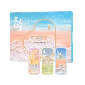 3 Pack Portable Solid Perfume Balm for Women Natural Fragrance Travel Size
