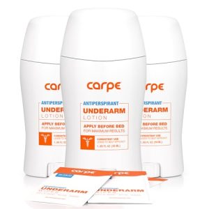 Carpe Antiperspirant and Deodorant Pack of 3 + 3 Free Wipes!