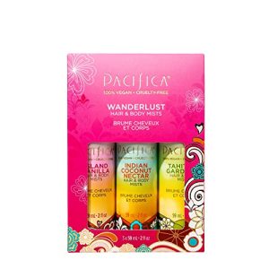Pacifica Beauty Island Vanilla Mini Fragrance Sampler Set 3.4 oz Vegan 3 Scents