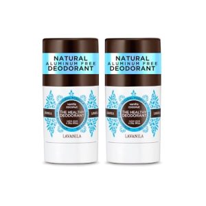 Lavanila Vanilla Coconut Aluminum-Free Mini Deodorant 2-Pack, Natural & Vegan, 0.9 oz Each