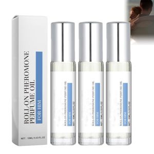 Men's Rose Pheromone Cologne Perfume Oil 10ml Set for Special Occasions