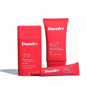 Duradry 3-Step System: AM Deodorant, PM Antiperspirant, Deep Cleansing Body Wash