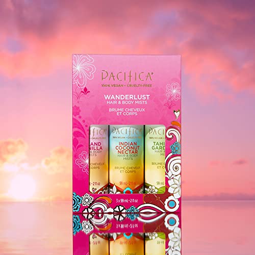 Pacifica Beauty Island Vanilla Mini Fragrance Sampler Set 3.4 oz Vegan 3 Scents - Image 3