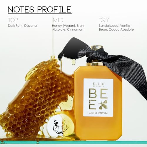 Ellis Brooklyn BEE Eau De Parfum for Women 50ml Clean Vanilla Sandalwood Scent - Image 4