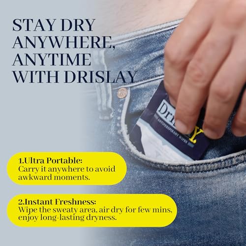 Travel Antiperspirant Wipes for Hyperhidrosis, 48-Hour Protection, 15-Pack - Image 3