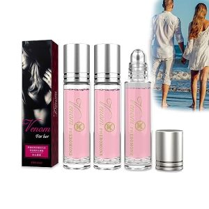 Lunex Ferromont Pheromone Perfume Oil Set for Women, 3 x 10ml Roll-on Bottles