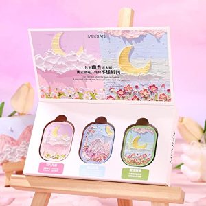 3PCS Travel Solid Balm Perfume Set Unisex Natural Fragrance 10g Each