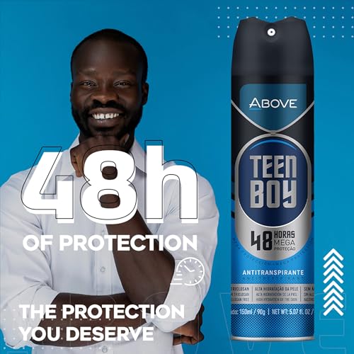 Teen Boys 48HR+ Citrus Scent Antiperspirant Spray for Lasting Freshness, 3.17 oz, Vegan Formula - Image 5