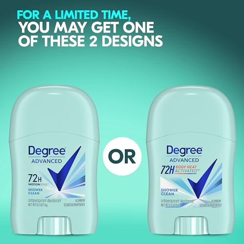 Degree Women's Antiperspirant Deodorant, Shower Clean, 72-Hour Protection, 0.5 oz - Image 3