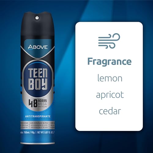 Teen Boys 48HR+ Citrus Scent Antiperspirant Spray for Lasting Freshness, 3.17 oz, Vegan Formula - Image 3
