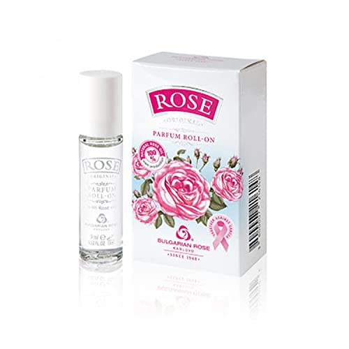 Bulgarian Rose Roll-On Perfume 9ml Alcohol-Free Unisex Natural Fragrance 100% Pure Essential Oil