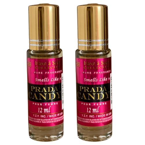 Prada Candy Inspired Fragrance Perfume Set 12ml 2 Bottles for Women