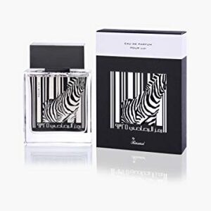 RASASI Rumz Al 9325 Zebra Men's Eau de Parfum Spray, 1.7 Oz Bottle