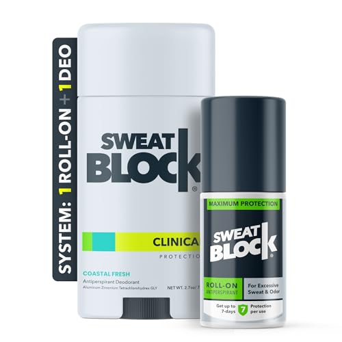 SweatBlock Antiperspirant System - 7-Day Sweat Control & 48-Hour Odor Protection