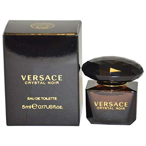 Versace Crystal Noir Eau de Toilette Splash for Women, 5ml Travel Size Perfume