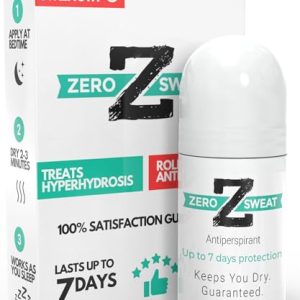 ZeroSweat Clinical Strength Antiperspirant Deodorant for Hyperhidrosis - 1.2 Fl Oz