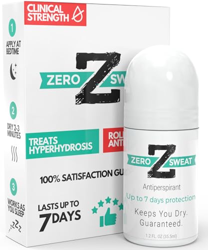 ZeroSweat Clinical Strength Antiperspirant Deodorant for Hyperhidrosis - 1.2 Fl Oz