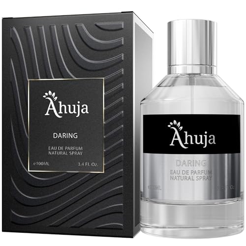 AHUJA Daring Men's Eau de Parfum 3.4 oz - Bold Citrus & Patchouli Scent - Image 9