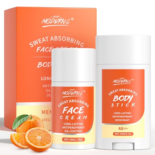 Face and Body Antiperspirant Kit: Oily Control Lotion & Aluminum-Free Deodorant