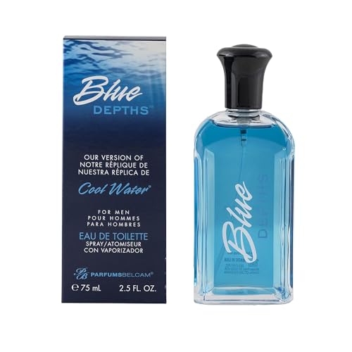 PB ParfumsBelcam Blue Depths 2.5 oz Eau de Toilette - Fresh Aquatic Scent