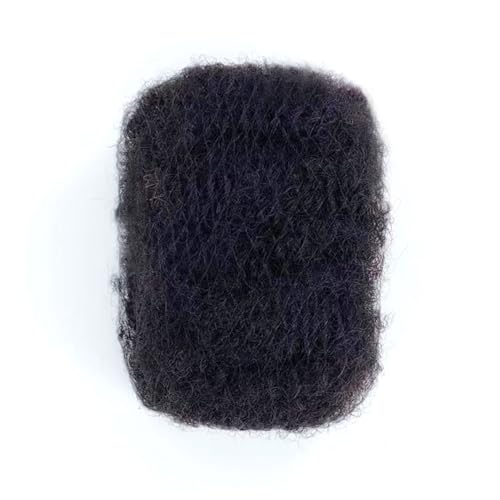 100% Afro Kinky Bulk Human Hair for Dreadlocks, 8 Inch, Dyeable, 30g/Pack