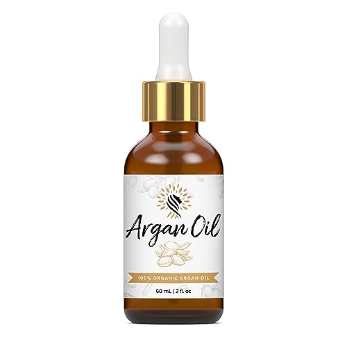 Pure Organic Moroccan Argan Oil 2 Fl Oz for Hair Skin Nails Beards