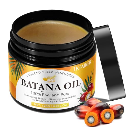 Organic Unrefined Batana Oil for Hair Growth 4.2 oz 100% Pure Raw