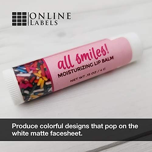 120 Printable 2.125" Lip Balm Labels with Perforated Tabs - OL1102WX - Image 7