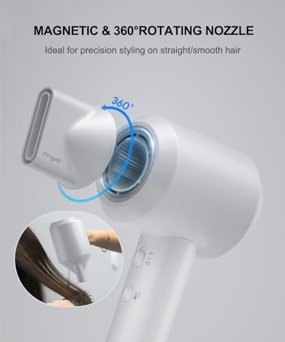 1500W Ionic Hair Dryer, 110,000RPM, Low Noise, Magnetic Nozzle - Image 7