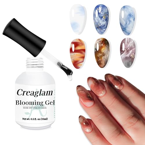 15ml Blooming Gel Polish ? Marble Flower Design, UV/LED