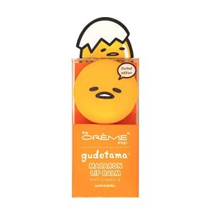 Hello Kitty Macaron Lip Balm by The Crème Shop - Gudetama Peach Gummies Scented