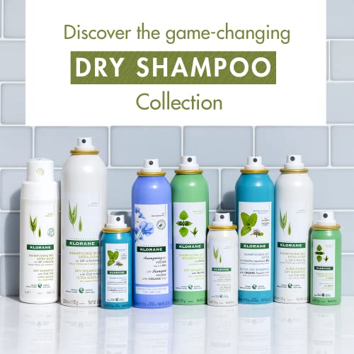 Klorane Oat Milk Dry Shampoo for Dark Hair, Paraben & Sulfate-Free, All Types - Image 6