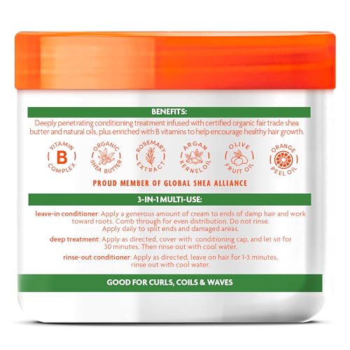 Cantu Leave-In Conditioning Cream with Argan Oil, 16 oz - 2 Pack - Image 11