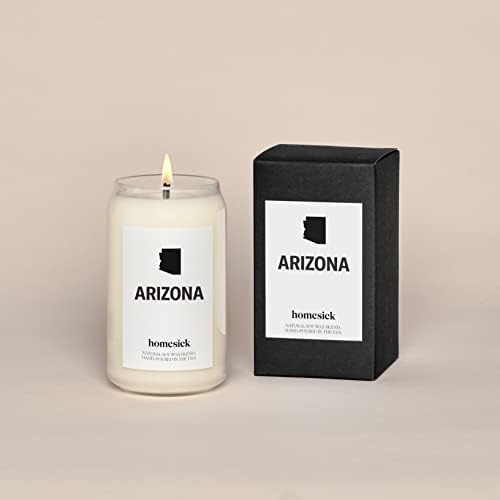 Homesick Arizona Candle - 13.75 oz Soy Wax, 60-80 Hour Burn, Musk & Citrus Notes - Image 3