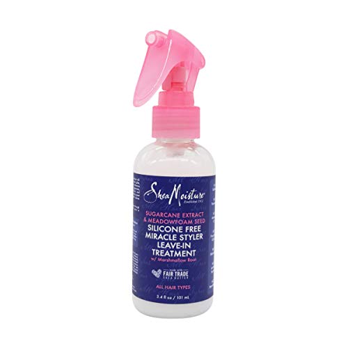 Shea Moisture Miracle Styler Leave-In Treatment, 3.4 oz, Silicone-Free