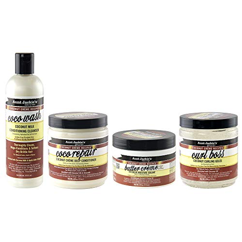 Aunt Jackie's Coco Repair Deep Conditioner for Natural Curls, 18 oz - Nourishes & Prevents Breakage - Image 7