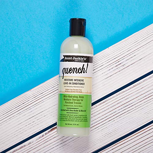 Aunt Jackie's Quench Leave-In Conditioner for Natural Curls, 16 oz, Shea Butter Enriched - Image 4