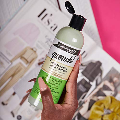 Aunt Jackie's Quench Leave-In Conditioner for Natural Curls, 16 oz, Shea Butter Enriched - Image 5