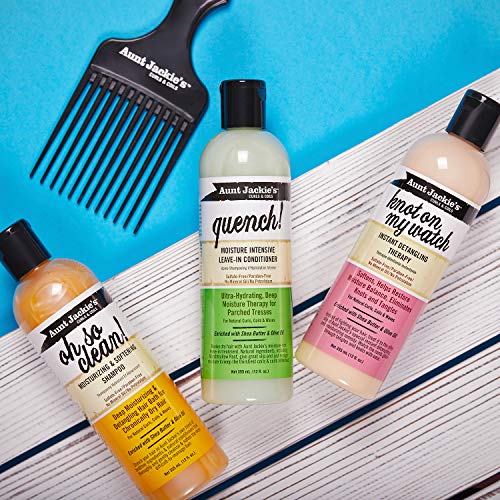 Aunt Jackie's Quench Leave-In Conditioner for Natural Curls, 16 oz, Shea Butter Enriched - Image 10