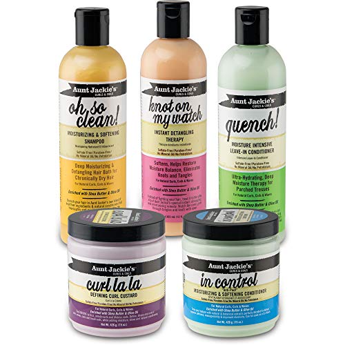 Aunt Jackie's Quench Leave-In Conditioner for Natural Curls, 16 oz, Shea Butter Enriched - Image 11