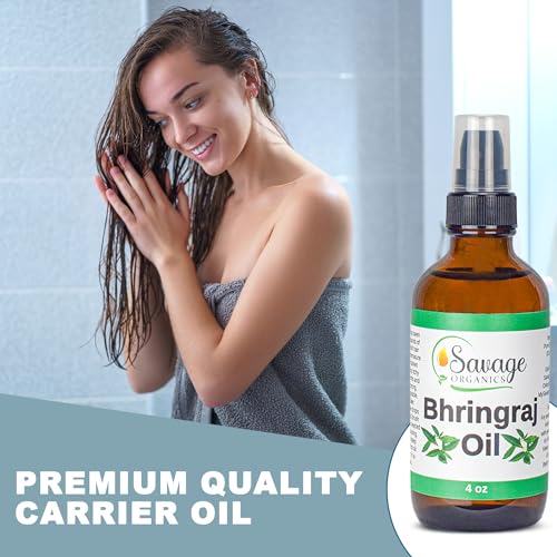 Bhringraj Hair Oil 2oz 100% Natural for Growth Conditioning Hair Fall Prevention - Image 5
